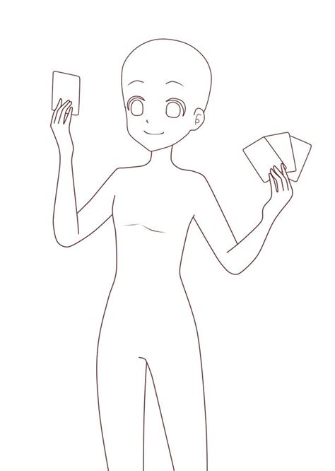 A Drawing Of A Person Holding A Piece Of Paper In One Hand And An