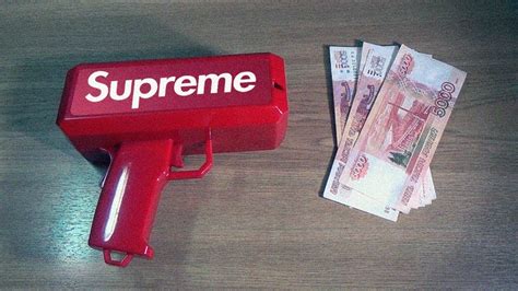 Supreme Money Gun For 1000 Youtube