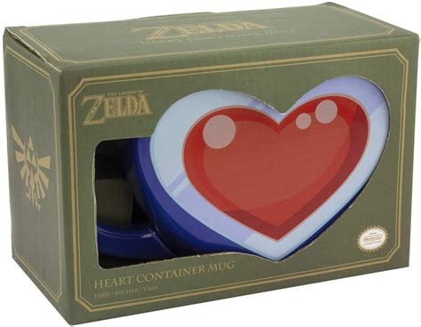 The Legend Of Zelda Heart Container Scultped Ceramic Mug Free Shippi