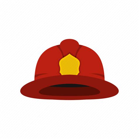 Fire Firefighter Fireman Hat Helmet Protection Safety Icon