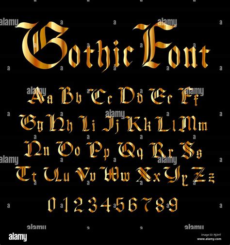 Gothic Calligraphy Writing A To Z Learn To Write In Gothic