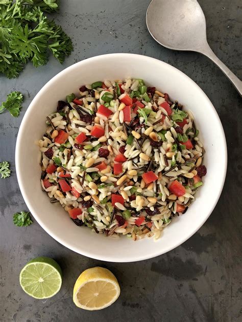 Zesty Orzo Wild Rice Salad Recipes The Kitchen Fairy