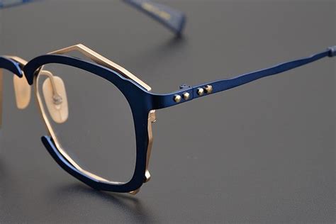 muzz men s full rim square handcrafted titanium frame eyeglasses 0046 in 2022 eyeglasses