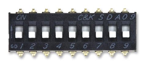 Get a sample or request a quote. SDA09H1SBD C & K Components, DIP / SIP Switch, 9 Circuits ...