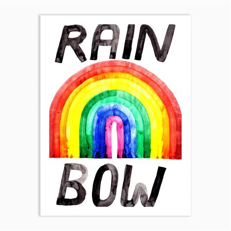 Rainbow Art Print Rainbow Art Art Prints Rainbow