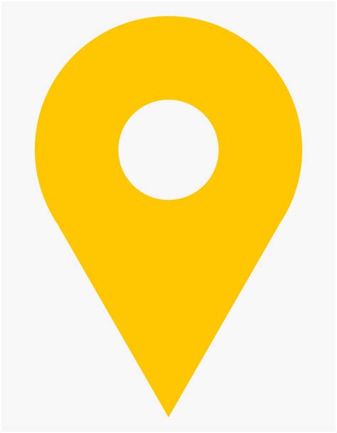 Yellow Map Marker Png Transparent Drop Pin Icon Png Download