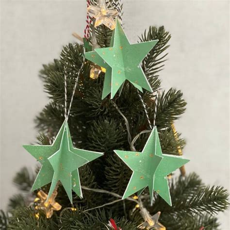 Free Printable Christmas Star Ornaments With Templates Mum In The