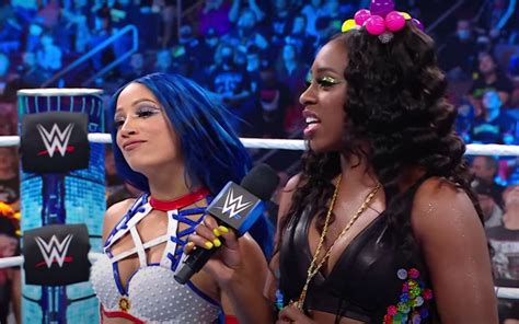 Sasha Banks And Naomi Faced Doudrop And Nikki A S H On WWE RAW