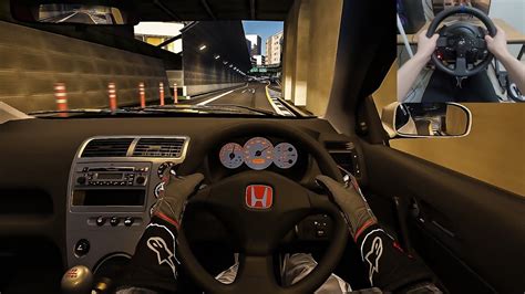 Assetto Corsa Honda Civic Type R EP3 Mugen Steering Wheel Gameplay