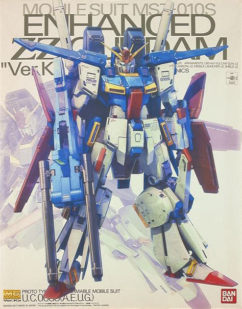 P Bandai Mg 1100 Enhanced Zz Gundam Ver Ka Bandai Gundam Models
