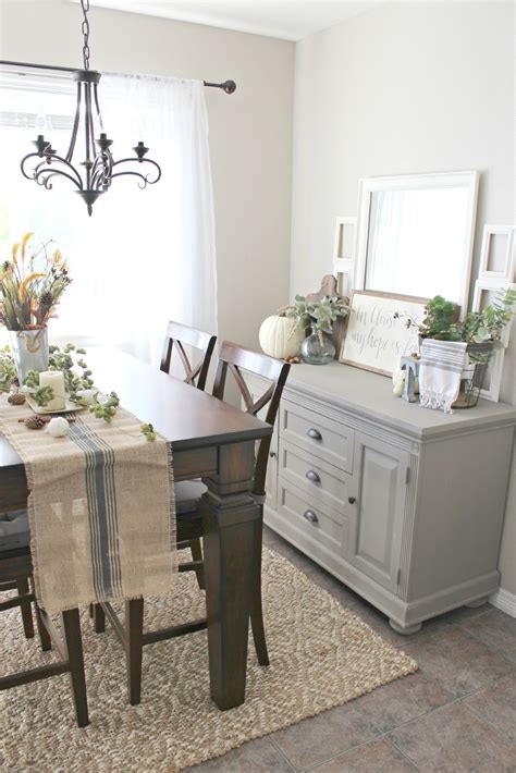 12 How To Decorate A Dining Room Buffet Table Background