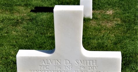 116th Infantry Regiment Roll Of Honor Pfc Alvin Davis Smith