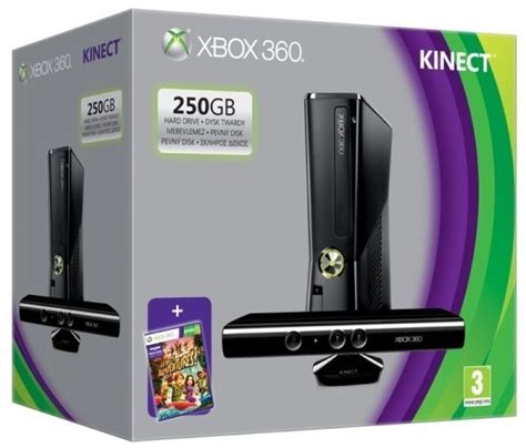 Xbox 360 S Premium System Kinect Bundle 250gb Czccz
