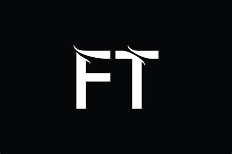 Ft Monogram Logo Design By Vectorseller Thehungryjpeg