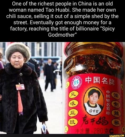 One Of The Richest People In China Is An Old Woman Named Tao Huabi She