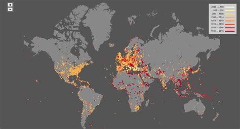 War News Updates A Map That Shows 4500 Years Of Global Conflict