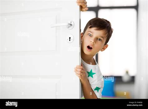 Page 2 Peeking Out Door High Resolution Stock Photography And Images