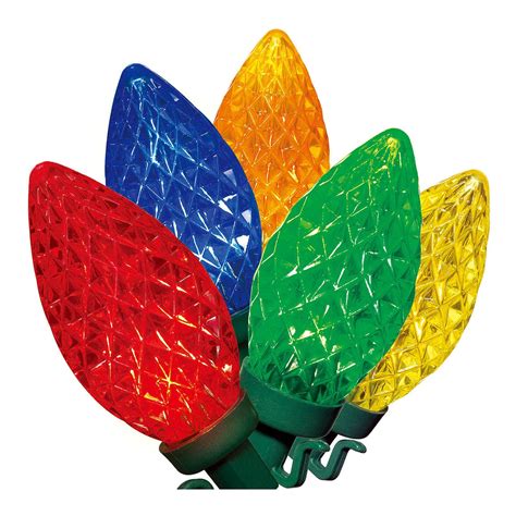 Holiday Time Multi Color Led C9 Lights 100 Count