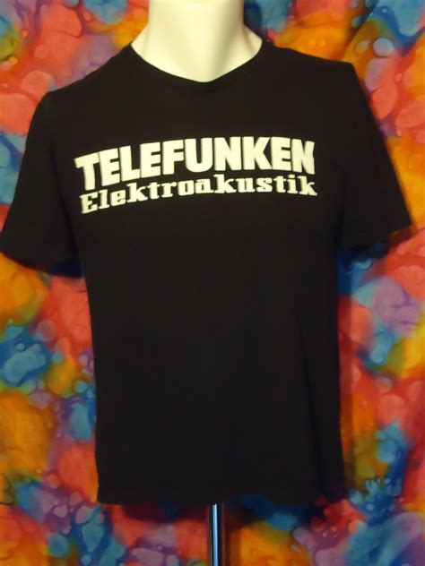 Details About Telephunken Elektroakustic T Shirt Black S Black