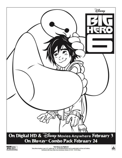 Free Printable Disney Big Hero 6 Coloring Page Mama Likes This