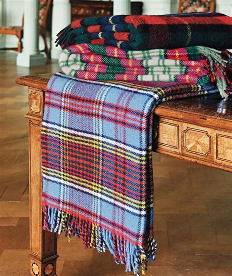 Tweedmill 100 New Wool Traditional Tartan Blankets Anderson Wales