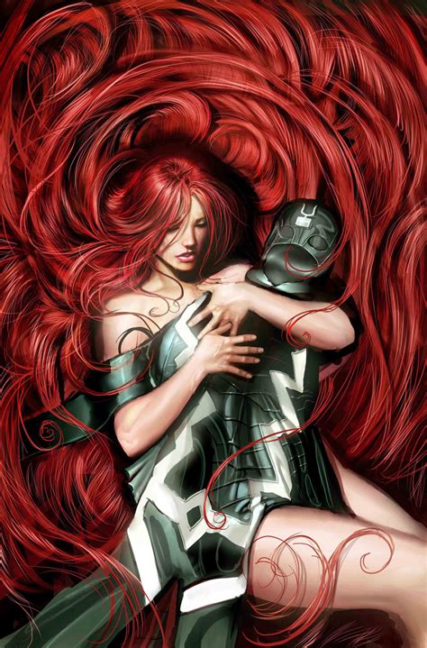 Rule 34 Black Bolt Comic Cover Cover Inhumans Light Skinned Female Light Skinned Male Long