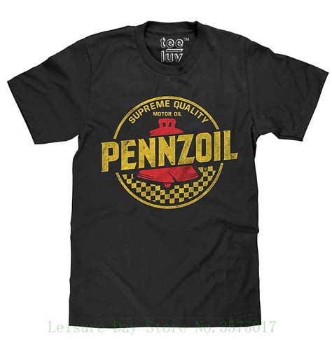 Distressed Pennzoil T Shirt Pennzoil Motor Oil Logo Shirt Fashion New