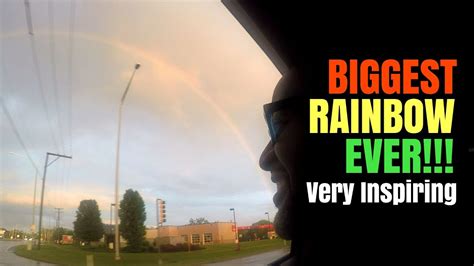 Biggest Rainbow Ever Seeing Is Believing Youtube