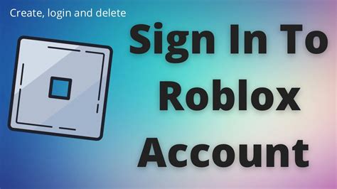 How To Sign In To Roblox Account Login Roblox Account Roblox