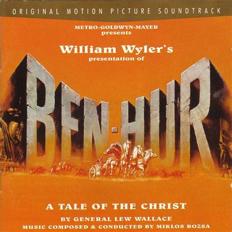 Ben Hur Original Motion Picture Soundtrack By Miklos Rozsa Cd With