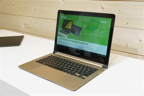 Acer Swift 7 13 Ultra Thin Laptop The Thinnest Laptop