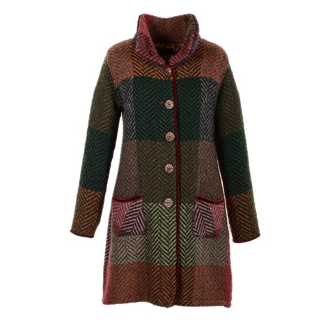 Branigan Weavers Irish Wool Coat Emma Multi Mulberry Clothing Capes Shawls At Irish On Grand