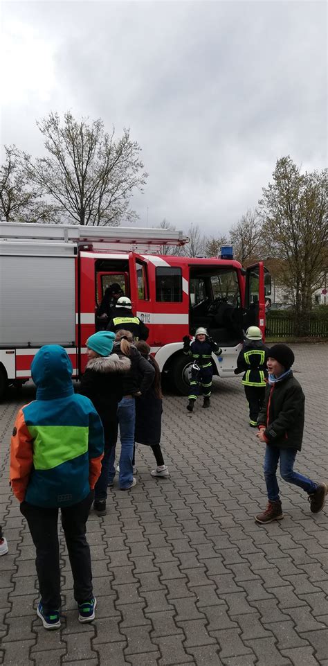 Besuch Feuerwehr Grundschule Großgründlach