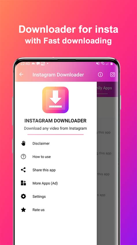 The feature is activated by double this feature is only available on android at present. Fast Insta Video Downloader app