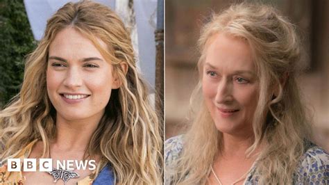 Mamma Mia Lily James On Following In Meryl Streep S Footsteps Bbc News