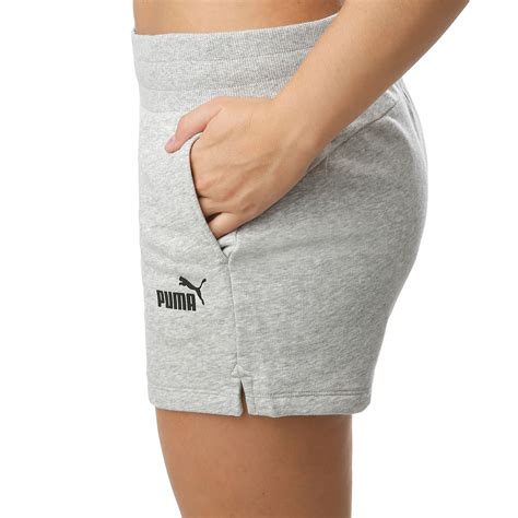 Buy Puma Essential Training Sweat Shorts Women Lightgrey Black Online