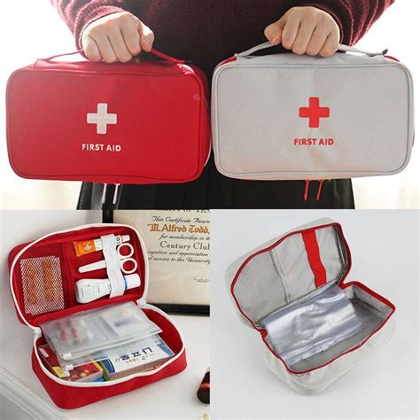 Portable Emergency First Aid Kit For Camping And Outdoor Bags And
