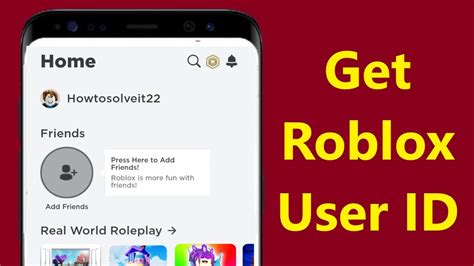 How To Get Your Roblox User Id On Mobile Find Roblox Id