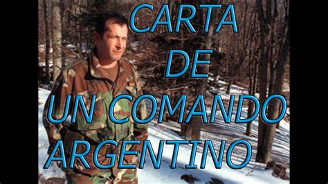 Carta De Un Comando Argentino HÉroe De Croacia Youtube