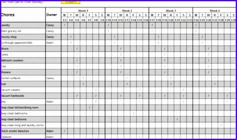 Weekly daily rota template staff house. 6 Rota Template Excel - Excel Templates - Excel Templates
