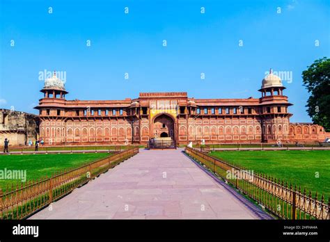 India Jahangiri Mahal In Agra Fort A Unesco World Heritage Site And