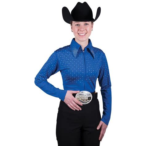 Cowgirl Royalty Ladies Sparkle Western Show Shirt Schneiders Saddlery