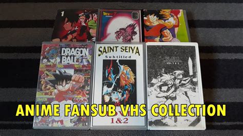 old school fansub anime vhs collection youtube
