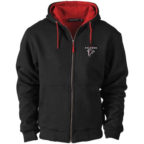 Atlanta Falcons Craftsman Thermal Lined Full Zip Hoodie Black