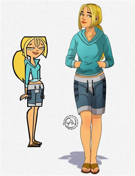 Artist Redraws 20 Total Drama Island Characters In A More Realistic Way Success Life Lounge