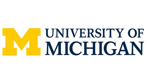 University Of Michigan Horizontal Logo Transparent Png Stickpng