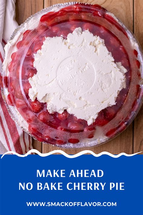 No Bake Cherry Pie Recipe Cool Whip Pies Cherry Pie Desserts