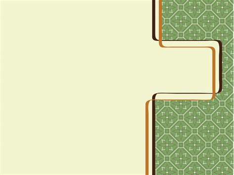 Ornamental Border Powerpoint Templates Border And Frames Green
