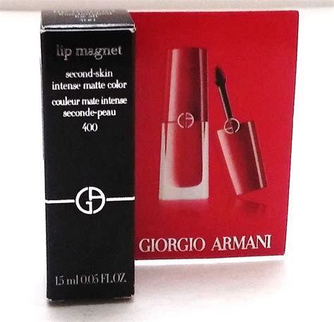 Giorgio Armani Lip Magnet Liquid Lipstick Color 400 Red 05 Oz Travel