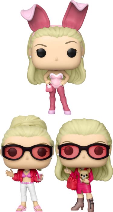 Legally Blonde What In The Elle Is This Funko Pop Vinyl Bundle Set Of 3 Popcultcha